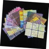 Mikinona 24sheets Reusable Nail Art Stencils Create Unique Designs Patterns
