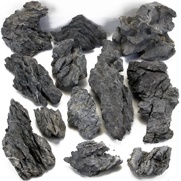 KINGRUI Natural Seiryu Rock Stone 11LB Dragon Stone Suitable for