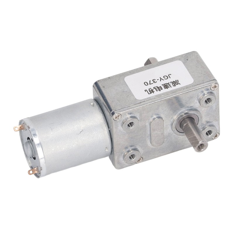 25kg.cm DC Gear Speed Reduction Motor Double Shafts Self Locking