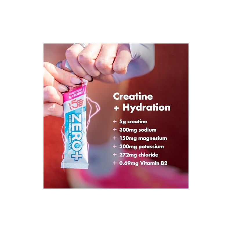 HIGH5 Zero+ Creatine & Electrolytes Hydration Sachets - Sugar Free