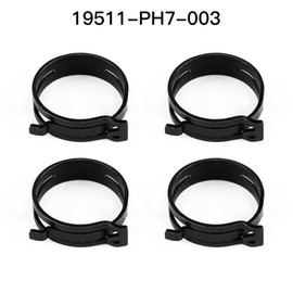 Bevinsee 4 pcs Upper & Lower Radiator Hose Clamps Kit 19511-PH7-003 Compatible with Honda Civic 2006-2011 Accord CR-V Element Fit Odyssey Pilot Prelude S-2000
