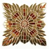 500g/Set Petal Mosaic Tiles Leaf Petal Ceramic Tiles for Crafts,