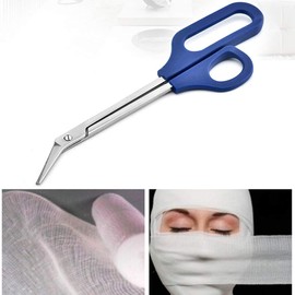 Mofun® Long Handle Toenail Scissor Clippers, Thick Nails Easy Reach Toenail Scissors Easy Ergonomic Elderly Cuticle for Women and Men (Blue)