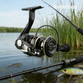 Rooblinos NX Left Hand Spinning Reels for Bait Fishing Plastic & Nylon Materials Stream UseSpool Capacity: 3000 Series