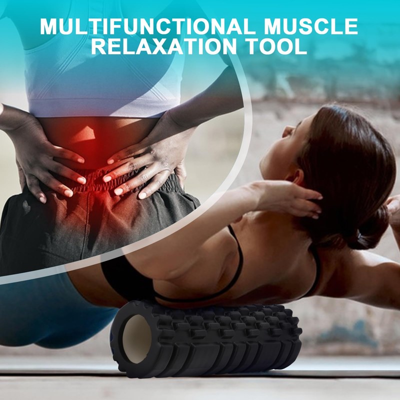OAKENCREST Fascia Roller with 3D Texture Massage, Massage Roller, Foam