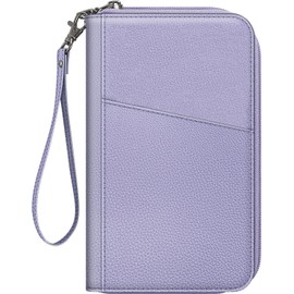 Fintie Passport Case, Household Management Case, Travel Wallet, Card Case, RFID Anti-Skimming for Family Travel, Overseas Travel, Passport Cover, Multi-functional Storage Pocket, Credit Card, Airline