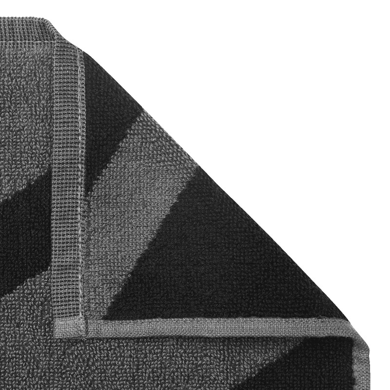 Borussia Dortmund BVB Guest Towel Grey/Black Set of 2