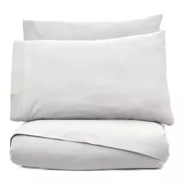 Vianney Juego Sábanas Matrimonial Simples Viasoft Gris Basic Vianney