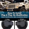 Unbranded Combo Set 7'' Headlights+Fog Light+Turn Signal Lamp For Jeep