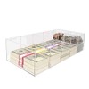 Acrylic Money Tray with Coin Tray Insert, 5 Compartment Clear