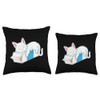 Cat Milk Throw Pillow