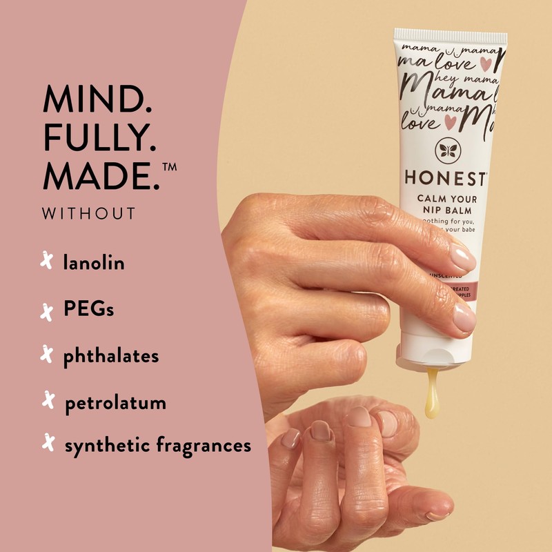 The Honest Company Mama Calm Your Nip Balm, Nourishing Soothing