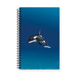 CafePress PD Moreno's Killer Whale Spiral Bound Journal Notebook, Personal Diary, Lined