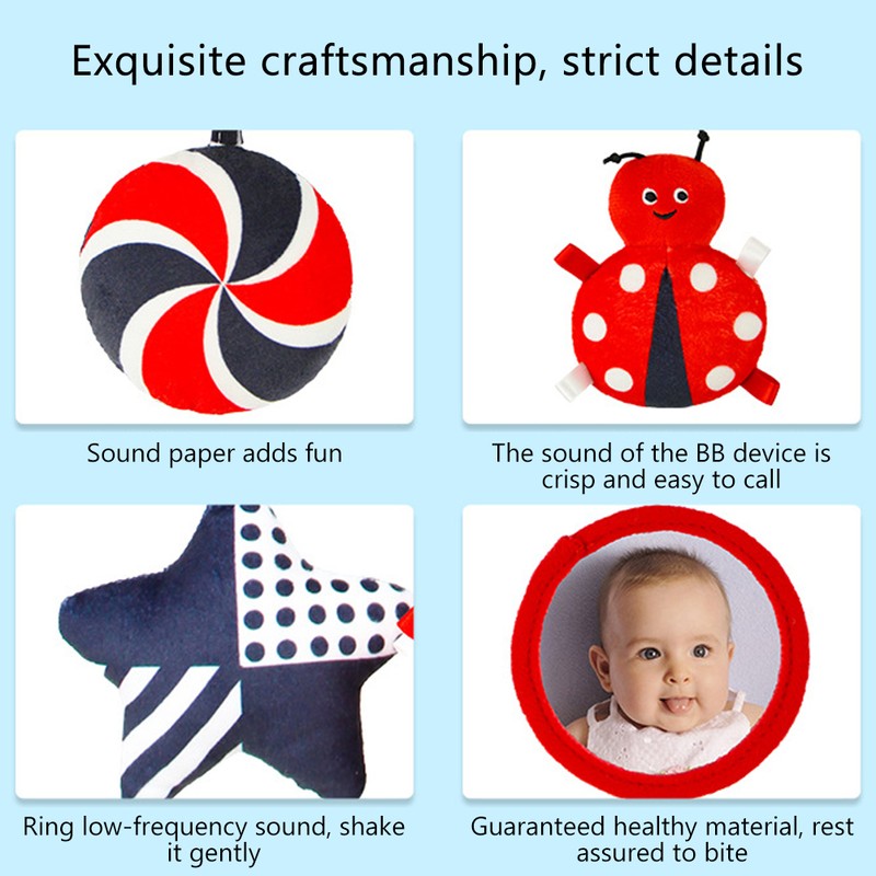 Spiral Activity Hanging Pram Toys for Baby Cartoon Stroller Toy