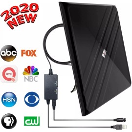 DDONG TV Antenna, Upgraded Newest HDTV Indoor Digital Amplified TV Antennas 120 Miles