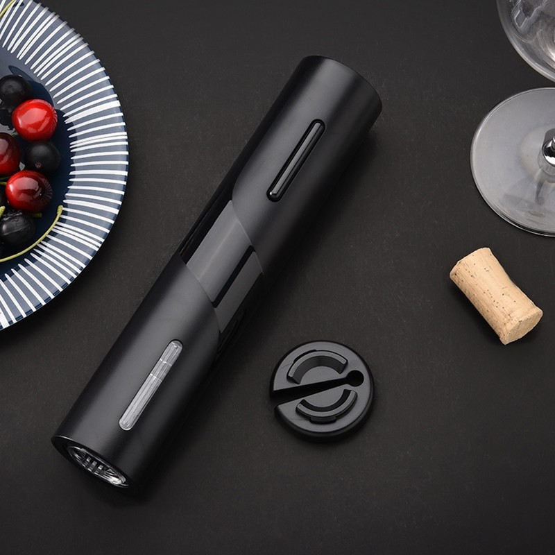 3PCS/Set Electric Wine Bottle Opener Set with Bottle Pourer Press