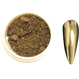 Polvo para Uñas con Efecto Espejo y Cromado Metálico para Decoración DIY