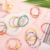 Guiqulai 48 Pcs Kids Friendship Bracelet Set,Colorful Adjustable Beaded Bracelets,Cute