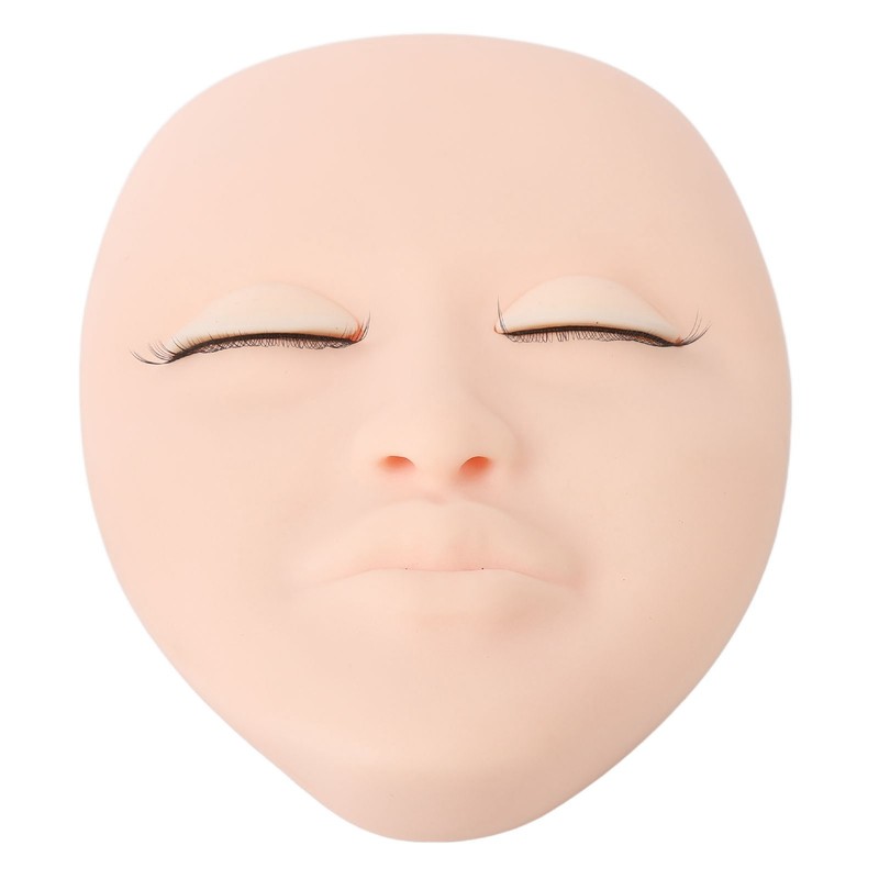 Lash Mannequin Head Eyelash Extension Practice Doll Head with 3