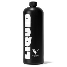 V Beauty Pure Monomer Acrylic Nail Liquid - Long-Lasting Nail Monomer Liquid for Smooth & Glossy Finish - Acrylic Nail Supplies for Nail Technicians, Salon & Home Manicure & Pedicure - 32 Oz