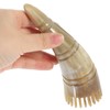 NOLITOY Massage Comb, Natural Bull Horn Hair Scalp Massager Detangling