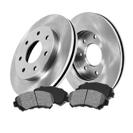 Callahan Front Brake Kit For 2004 2005 2006 2007 2008 Ford F-150 4X4 4WD Replacement Brake Rotors and Metallic Pads