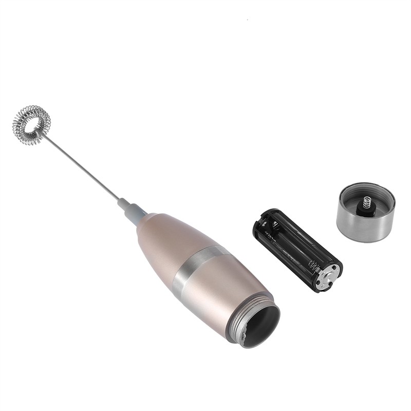 Stainless Steel Electric Milk Frother High Speed Handheld Foam Maker