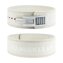 MANUEKLEAR Lifting Belt Lever for Men Women, 10mm Quick Locking Lever Belt Weightlifting with Adjustable Buckle, Lever Weight Lifting Belt for Powerlifting & Deadlifts