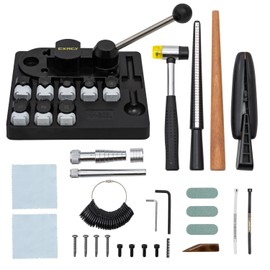 CXRCY Bender Ring Bending Tool Kit with Nylon Dies Ring Making Tool,Ring Maker kit for Jewelry Making, Ring Stretcher Enlarger Expander Ring Bending Maker Machine Sizer Measuring kit