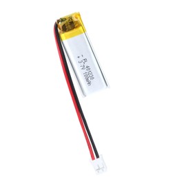 Qimoo 401230 3.7V Lipo Battery 100mAh 401230 Rechargeable Lithium Polymer Battery Pack with JST PH2.0mm Connector for Electronic Device