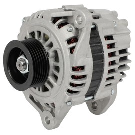 SCITOO Alternator Fits for Nissan for Pathfinder 1996-1997 V6 3.3L;for Nissan for Pathfinder 1997 with B+ Post on Rear of Alternator 12V 90Amp CW S6 Pulley Class High Output Alternator 13638