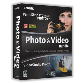 Corel Paint Shop Pro Photo X2 Ultimate & VideoStudio Pro X2 Bundle OLD VERSION