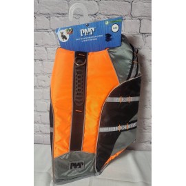 PMP Pet Dog Life Jacket Swimming Durable Safety Vest Reflective Stripe PULL Handle L
