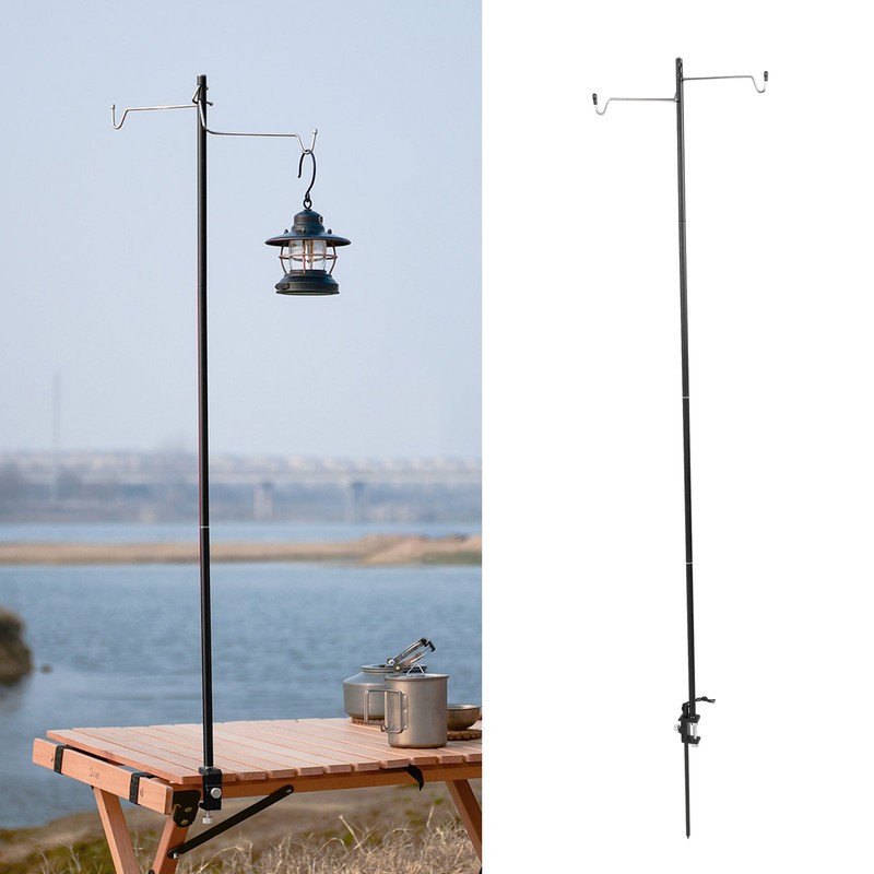 Camping Lantern Stand Portable Lightweight Outdoor Camping Aluminum Alloy Lamp