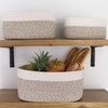 LA JOLIE MUSE Storage Baskets, Cotton Rope Woven Bathroom Storage