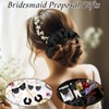 Bouiexye Bridesmaid Sunglasses and Scrunchies Bachelorette Sunglasses Hair Ties Bridesmaid
