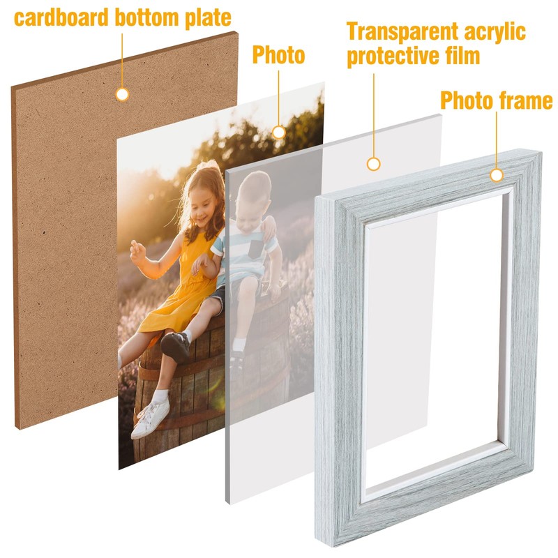 Biggun 4x6in 5 Folding Accordion Picture Frame - Foldable Hinged