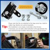 Snowmobile Bumper Hitch, Snowmobile Sled Trailer Tow Hitching Kit Compatible