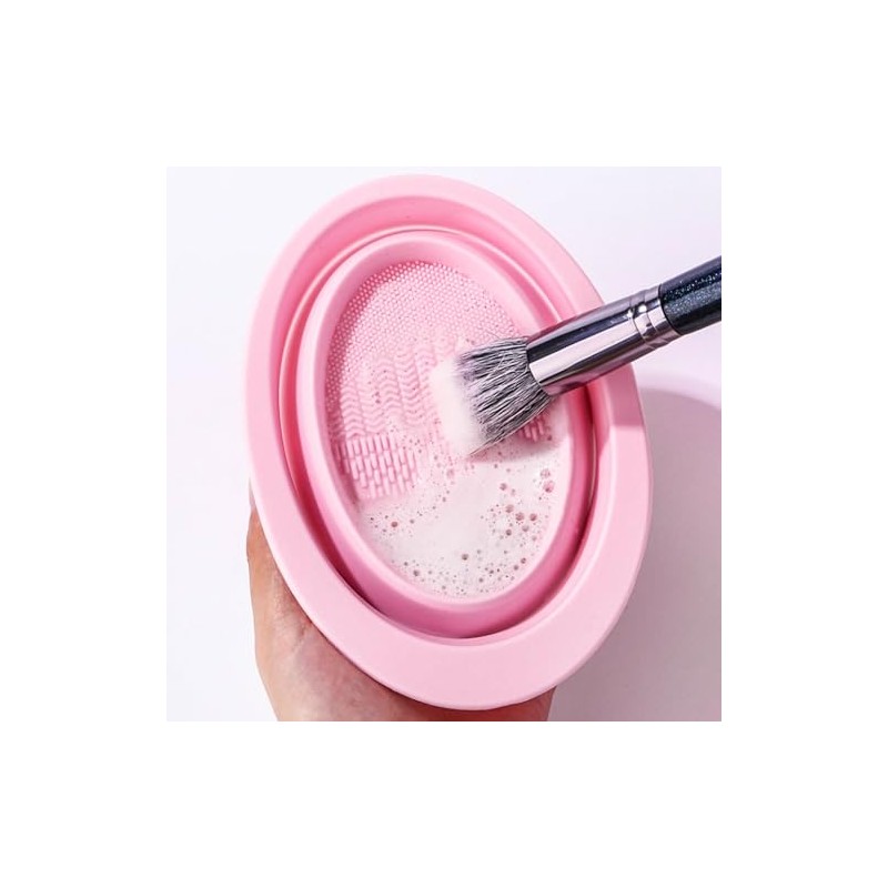 Limpiador de Brochas de Maquillaje ZJchao, Limpieza Eficaz Adecuada, Silicona,