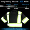 Sintuff 12 Pcs High Visibility Reflective Safety Shirt Short T