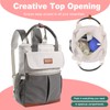 Diaper Bag Backpack,Waterproof Baby Tote Bag,Multifunctional Travel Diaper Backpack with