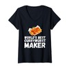 Womens Funny Currywurst Lover V-Neck T-Shirt