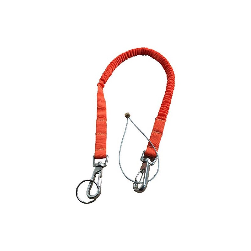 kangyuan 2pcs BUNGEE LEASH CORD Fabric Safety Cord Spring Snap