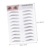 Housoutil 2pcs Brow Tint Eyebrow Stickers for Men Women Eyebrows