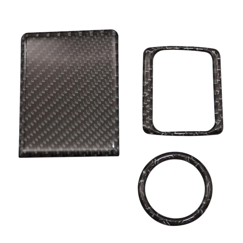GXARTS 12Pcs Carbon Fiber Full Set Interior Decoration Trim Kit