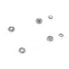 allcoupon 10 Pcs ID Badge Holder Straps, Clear Badge Strap