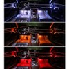 Mecerypt 6 in 1 RGB LED Atmosphere Car Light Interior