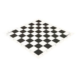 The House of Staunton Chess.com Regulation Vinyl Tournament Chess Board - 2.25" Squares (Black & Buff)
