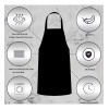 10 Pzs Mandil Delantal Para Chef Meseros Barbería Pintores
