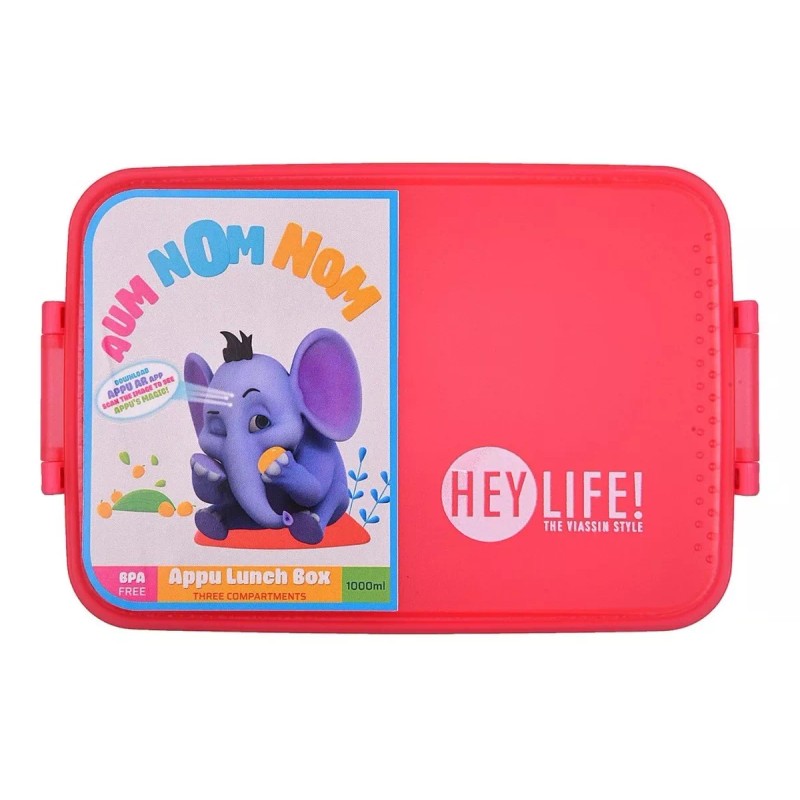 24x7 Box Lunch Niveles Topper C/compartimentos Lonchera Cuchara